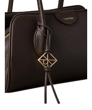 CALVIN KLEIN EMBLEM TRIO Bolso de hombro plata deliciosa/antigua - Bolsos Mujer - 5