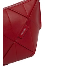 CALVIN KLEIN WOVEN Bolso de hombro vino de Burdeos - Bolsos Mujer - 4