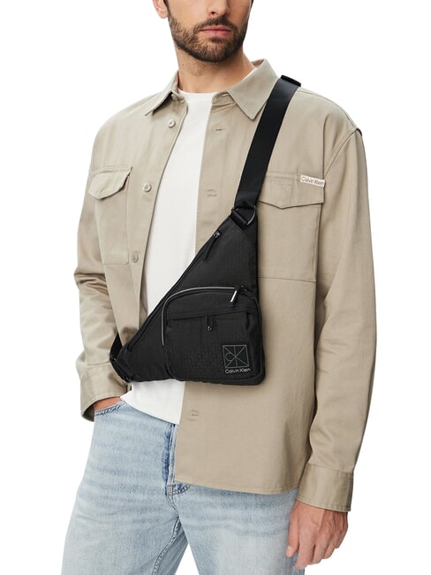 EMBLEM AOP Bolso de hombro En negro - Bandoleras Hombre