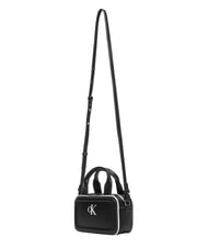 CALVIN KLEIN CONTRAST CK Minibolso con correa para el hombro En negro - Bolsos Mujer - 4