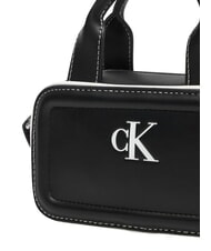 CALVIN KLEIN CONTRAST CK Minibolso con correa para el hombro En negro - Bolsos Mujer - 5
