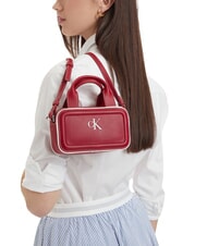 CALVIN KLEIN CONTRAST CK Minibolso con correa para el hombro vino de Burdeos - Bolsos Mujer - 2