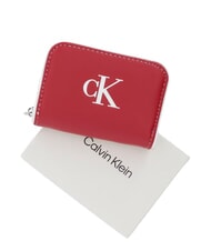 CALVIN KLEIN CONTRAST CK Cartera peque&ntilde;a vino de Burdeos - Carteras Mujer - 4