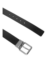 CALVIN KLEIN CASUAL ROLLER Cintur&oacute;n de cuero reversible negro/ck marr&oacute;n oscuro/antiguo s - Cinturones - 4