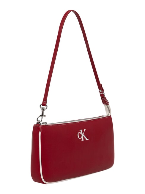 CONTRAST CK Bolso de hombro vino de Burdeos - Bolsos Mujer