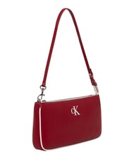 CALVIN KLEIN CONTRAST CK Bolso de hombro vino de Burdeos - Bolsos Mujer - 2