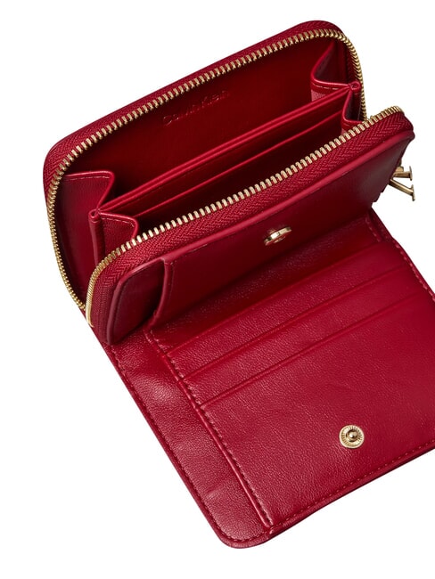 HARDWARE MONOGRAM Cartera de cuero vino de Burdeos - Carteras Mujer