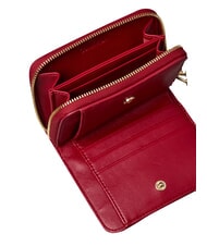 CALVIN KLEIN HARDWARE MONOGRAM Cartera de cuero vino de Burdeos - Carteras Mujer - 3