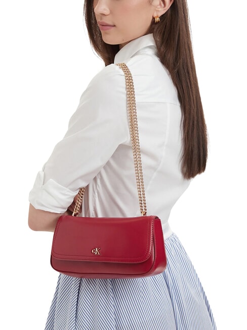 CK CONVERTIBLE Bolso de hombro vino de Burdeos - Bolsos Mujer