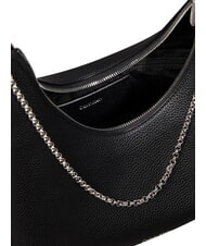 CALVIN KLEIN EMBLEM HW Bolso de hombro En negro - Bolsos Mujer - 4