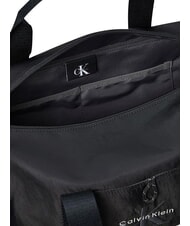 CALVIN KLEIN BOLD Bolsa de lona con correa para el hombro En negro - Bolsas de viaje - 4