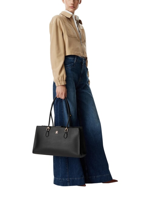 TH GRACE Bolso de hombro tipo tote negro - Bolsos Mujer