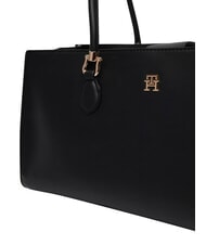 TOMMY HILFIGER TH GRACE Bolso de hombro tipo tote negro - Bolsos Mujer - 5