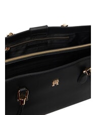 TOMMY HILFIGER TH GRACE Bolso de hombro tipo tote negro - Bolsos Mujer - 6