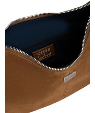 TOMMY HILFIGER TJW SLOUCHY Bolso de hombro de piel de ante. caqui oscuro de las tierras altas - Bolsos Mujer - 4