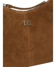 TOMMY HILFIGER TJW SLOUCHY Bolso de hombro de piel de ante. caqui oscuro de las tierras altas - Bolsos Mujer - 5