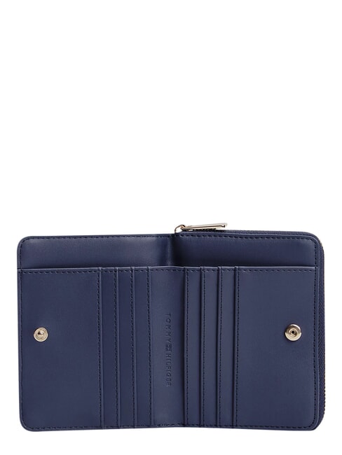 TH ICON Cartera peque&ntilde;a con cremallera monocrom&aacute;tico azul - Carteras Mujer