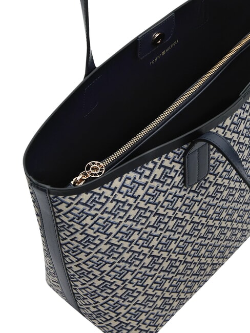 TH ICON Comprador de hombro monocrom&aacute;tico azul - Bolsos Mujer