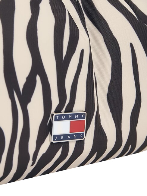 TJW ICON Bolso de hombro papel de peri&oacute;dico con estampado de cebra - Bolsos Mujer