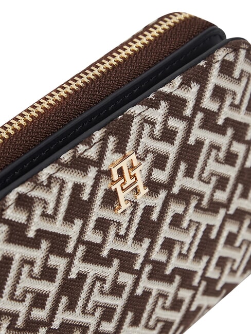 TH ICON Cartera peque&ntilde;a con cremallera mono neutro - Carteras Mujer