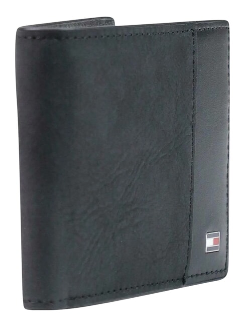 TH SOHO Cartera de cuero negro - Carteras Hombre