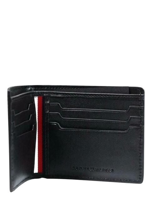 TH SOHO Cartera de cuero negro - Carteras Hombre