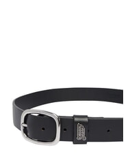 TOMMY HILFIGER TJW OVAL Cintur&oacute;n de cuero negro - Cinturones - 2