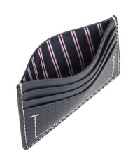 TOMMY HILFIGER TH MICRO FLAG Tarjetero plano de cuero espacio azul - Carteras Hombre - 3