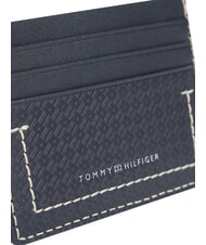 TOMMY HILFIGER TH MICRO FLAG Tarjetero plano de cuero espacio azul - Carteras Hombre - 4