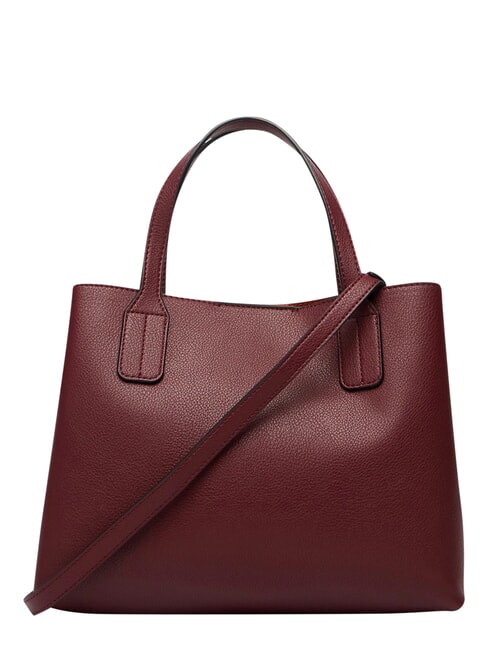 TH ICON Bolso de mano con correa para el hombro. terciopelo granate - Bolsos Mujer