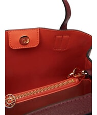 TOMMY HILFIGER TH ICON Bolso de mano con correa para el hombro. terciopelo granate - Bolsos Mujer - 4