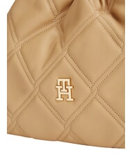 TOMMY HILFIGER TH FEMININE Bolso de hombro caqui cl&aacute;sico - Bolsos Mujer - 5