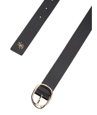 TOMMY HILFIGER TH SCULPT Cintur&oacute;n de cuero negro - Cinturones - 2
