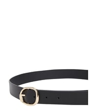 TOMMY HILFIGER TH SCULPT Cintur&oacute;n de cuero negro - Cinturones - 3