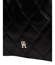 TOMMY HILFIGER TH FEMININE Bolso de hombro acolchado negro - Bolsos Mujer - 5