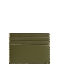 TOMMY HILFIGER TH MICRO FLAG Tarjetero plano de cuero madera de olivo - Carteras Hombre - 2