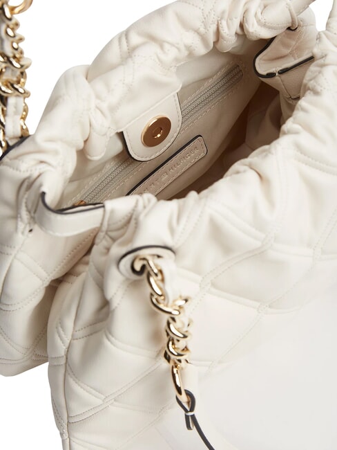 TH FEMININE Bolso de hombro acolchado crema suave - Bolsos Mujer