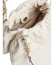 TOMMY HILFIGER TH FEMININE Bolso de hombro acolchado crema suave - Bolsos Mujer - 4