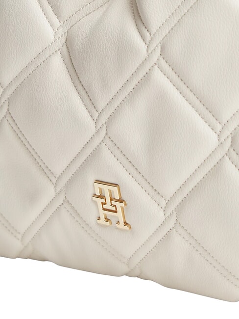 TH FEMININE Bolso de hombro acolchado crema suave - Bolsos Mujer