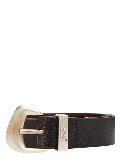 TJW SEASONAL COOL Cintur&oacute;n de cuero negro - Cinturones