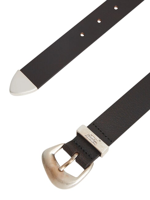 TJW SEASONAL COOL Cintur&oacute;n de cuero negro - Cinturones