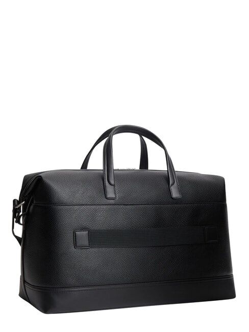 TH CENTRAL Bolsa de lona con correa para el hombro negro - Bolsas de viaje