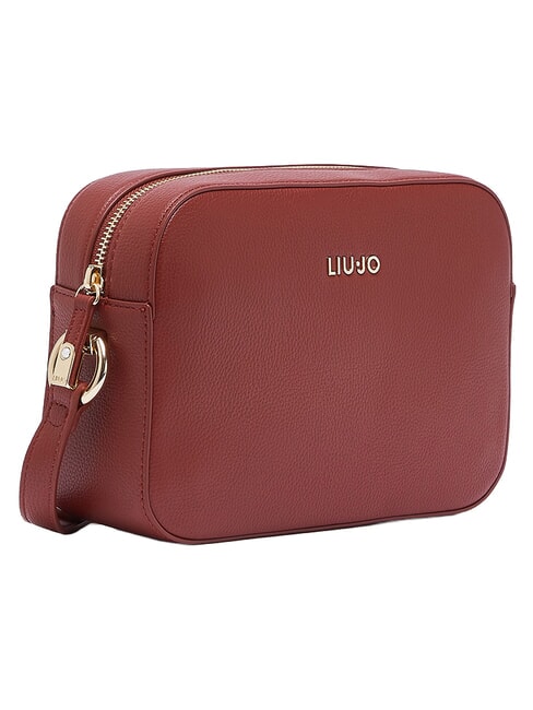MANHATTAN Minibolso con correa de hombro ajustable. rojo ladrillo - Bolsos Mujer