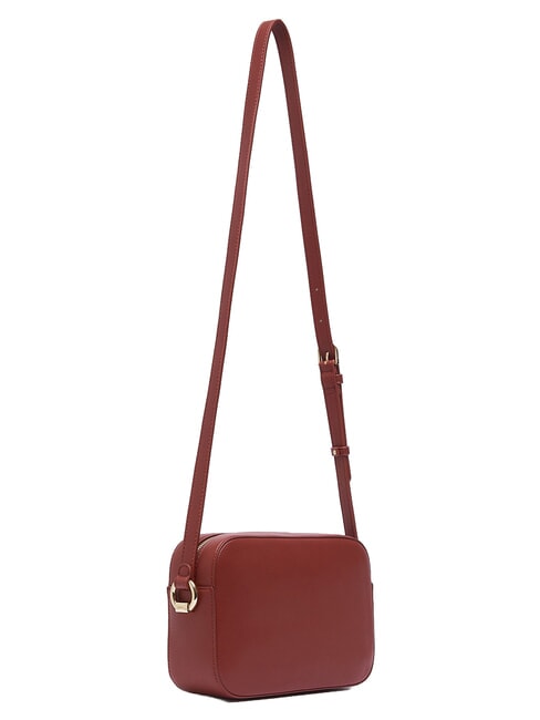 MANHATTAN Minibolso con correa de hombro ajustable. rojo ladrillo - Bolsos Mujer