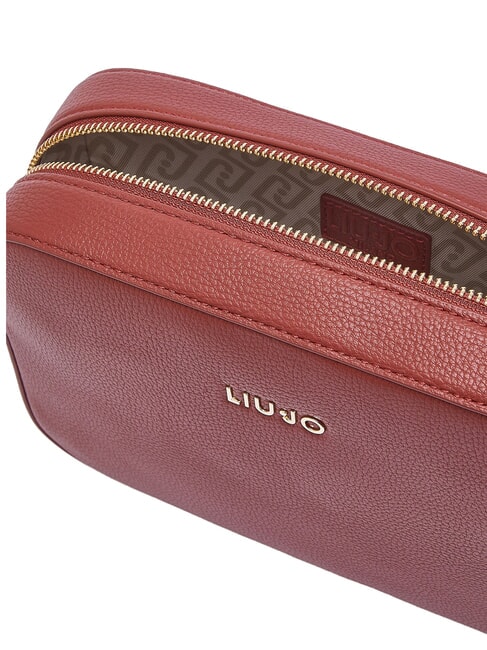 MANHATTAN Minibolso con correa de hombro ajustable. rojo ladrillo - Bolsos Mujer