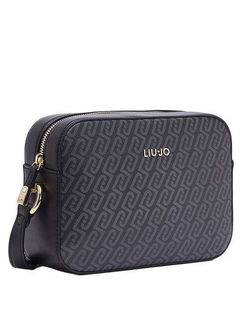 MANHATTAN Minibolso con correa de hombro ajustable. NEGRO - Bolsos Mujer