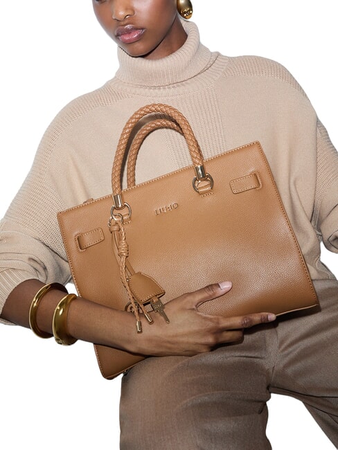 MANHATTAN Bolso de compras con correa para el hombro. ante - Bolsos Mujer