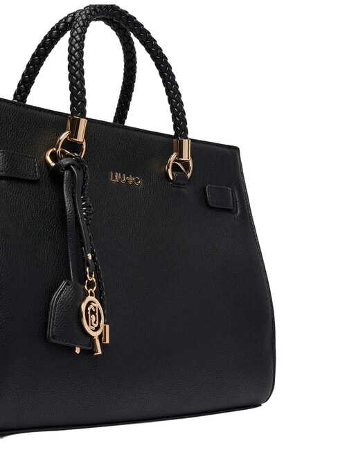 MANHATTAN Bolso de compras con correa para el hombro. NEGRO - Bolsos Mujer