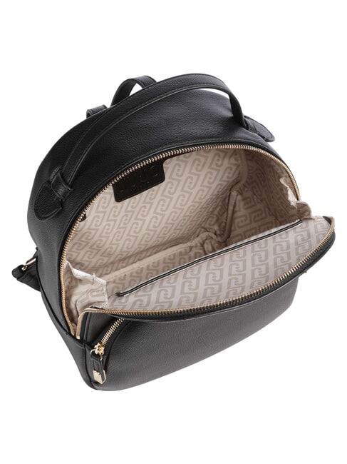 MANHATTAN Mochila con bolsillo frontal NEGRO - Bolsos Mujer