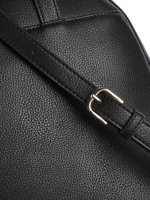 MANHATTAN Mochila con bolsillo frontal NEGRO - Bolsos Mujer